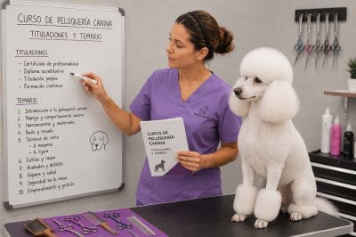 Curso de peluquería canina: Titulaciones y Temario