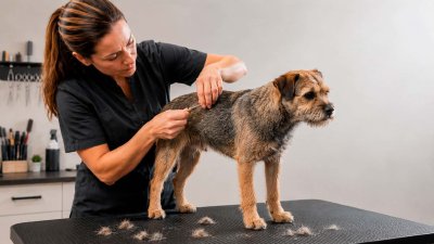 Plucking (arrancado con dedos) en peluquería canina: guía práctica
