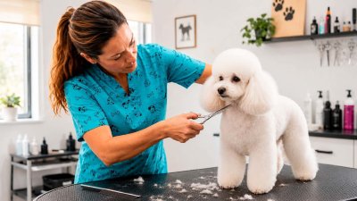 Scissoring en peluquería canina: qué es y cómo se hace