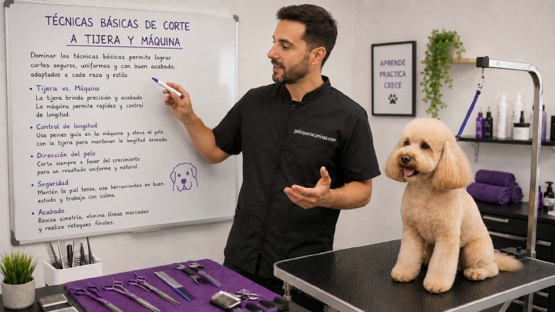 Temario del curso de peluquería canina