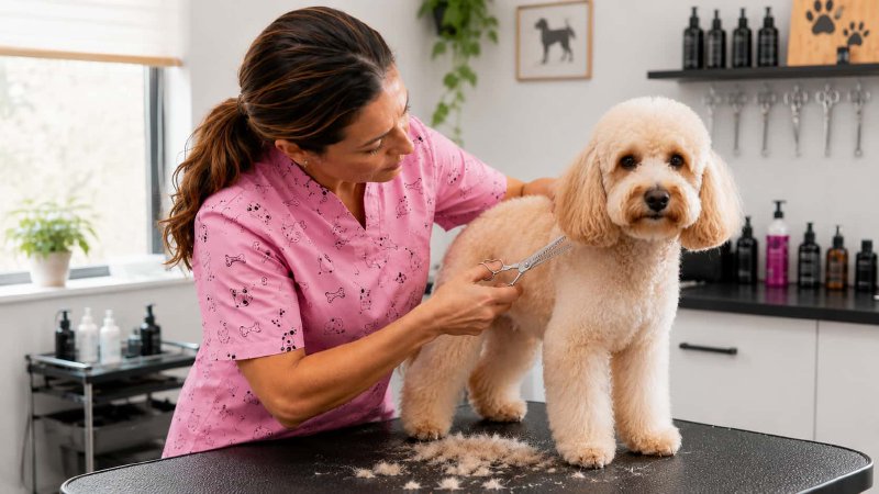 Thinning en peluquería canina: guía práctica para entresacar sin marcas